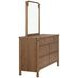 Azalea Walnut 7 Drawer Dresser