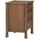 Azalea Walnut 3 Drawer Nightstand with USB Charging
