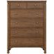 Azalea Walnut 5 Drawer Chest