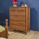 Azalea Walnut 5 Drawer Chest