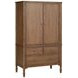 Azalea Walnut 2 Door Armoire