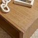 Waterfall Light Oak Rectangular Coffee Table with Casters
