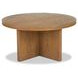 Waterfall Light Oak Round Coffee Table