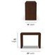 Waterfall Dark Brown Rectangular Accent Table