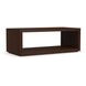 Waterfall Dark Brown Rectangular Occasional Table Set with Casters