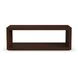 Waterfall Dark Brown Rectangular Occasional Table Set with Casters