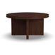 Waterfall Walnut Brown Round Occasional Table Set