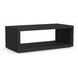 Waterfall Deep Ebony Rectangular Occasional Table Set with Casters