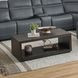 Waterfall Deep Ebony Rectangular Occasional Table Set with Casters