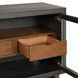 Waterfall Deep Ebony and Brown 92" TV Stand with USB Charging
