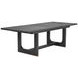 Waterfall Deep Ebony 100" Extendable Rectangular Dining Table