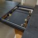 Waterfall Deep Ebony 100" Extendable Rectangular Dining Table