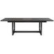 Waterfall Deep Ebony 100" Extendable Rectangular Dining Table