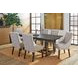 Waterfall Deep Ebony 100" Extendable Rectangular Dining Table