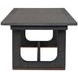 Waterfall Deep Ebony 100" Extendable Rectangular Dining Table