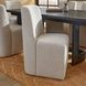 Waterfall Off White Performance Fabric Upholstered Dining Chair Set of 2