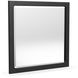 Waterfall Black Square Dresser Mirror