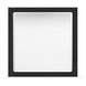 Waterfall Black Square Dresser Mirror
