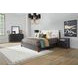 Waterfall Black Square Dresser Mirror