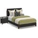 Waterfall Dark Brown and Deep Ebony Panel Bedroom Set