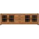 Lincoln Warm Walnut 92" TV Stand with USB Charging