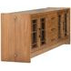 Lincoln Warm Walnut 92" TV Stand with USB Charging