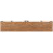 Lincoln Warm Walnut 92" TV Stand with USB Charging