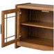 Lincoln Warm Walnut 76" TV Stand with USB Charging