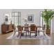 Lincoln Walnut 84" Rectangular Dining Table