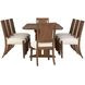 Lincoln Walnut 84" Rectangular Dining Table