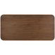 Lincoln Walnut 84" Rectangular Dining Table