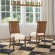 Lincoln Cream Performance Fabric Upholstered Dining Chair Set of 2