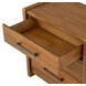 Lincoln Warm Walnut 3 Drawer Nightstand with USB Charging