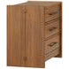 Lincoln Warm Walnut and Rich Brown Upholstered Platform Bedroom Set