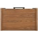 Lincoln Warm Walnut 3 Drawer Nightstand with USB Charging