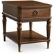 Bellevue Whiskey Brown Round Occasional Table Set with Casters