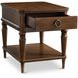 Bellevue Whiskey Brown Rectangular End Table