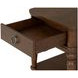 Bellevue Whiskey Brown Rectangular End Table