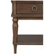 Bellevue Whiskey Brown Rectangular End Table