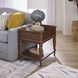 Bellevue Whiskey Brown Rectangular End Table