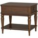 Bellevue Whiskey Brown Rectangular End Table