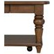 Bellevue Whiskey Brown Rectangular Coffee Table with Casters