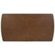 Bellevue Whiskey Brown Rectangular Coffee Table with Casters