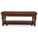 Bellevue Whiskey Brown Rectangular Coffee Table with Casters