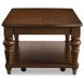 Bellevue Whiskey Brown Rectangular Coffee Table with Casters