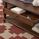 Bellevue Whiskey Brown Rectangular Coffee Table with Casters