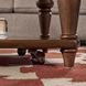 Bellevue Whiskey Brown Rectangular Coffee Table with Casters