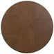 Bellevue Whiskey Brown Round Occasional Table Set with Casters