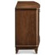 Bellevue Whiskey Brown 2 Door Sideboard with USB Charging