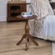 Bellevue Whiskey Brown Round Chairside Table